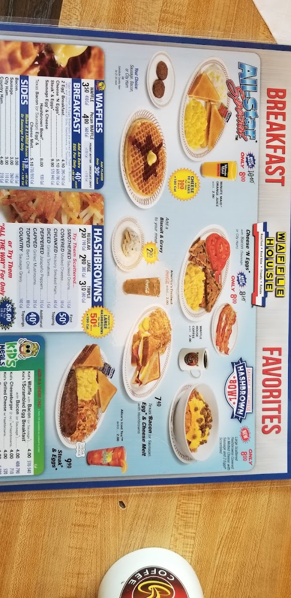 Waffle House Photo Menu 9