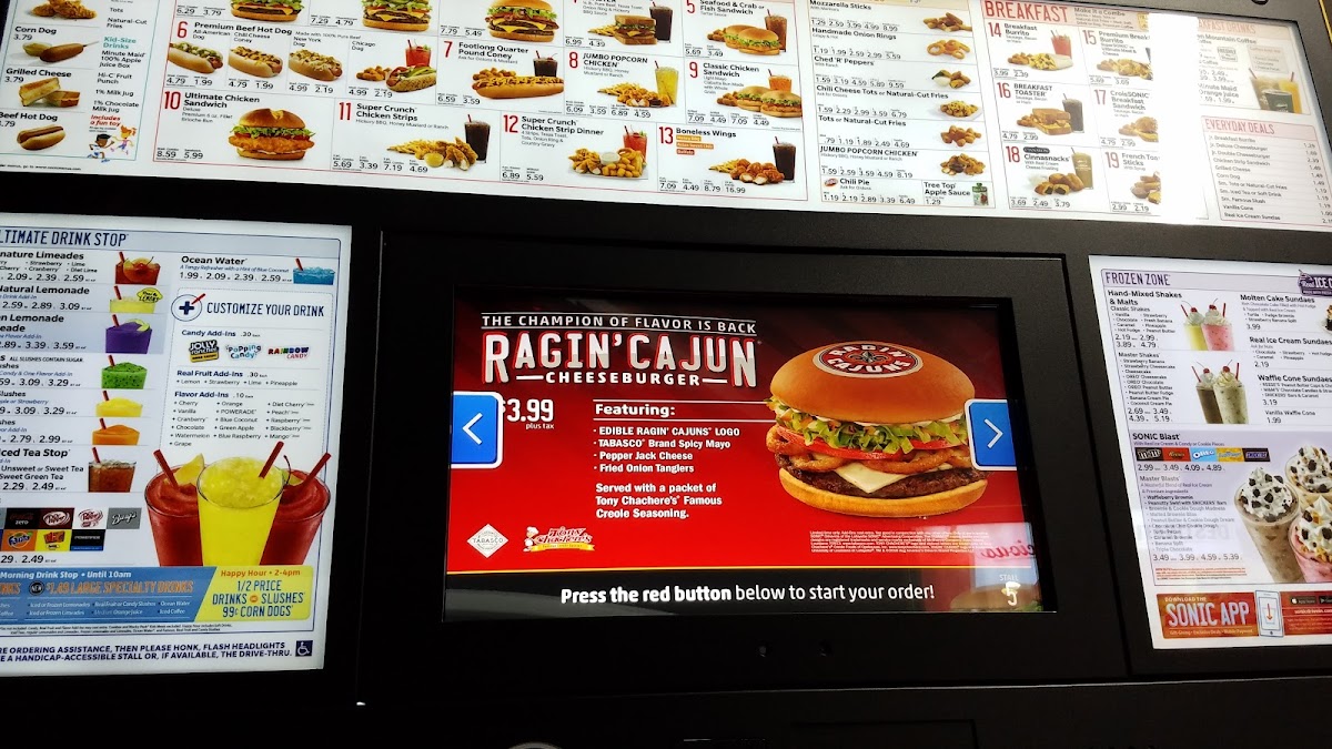 Sonic Drive-In Photo Menu 10