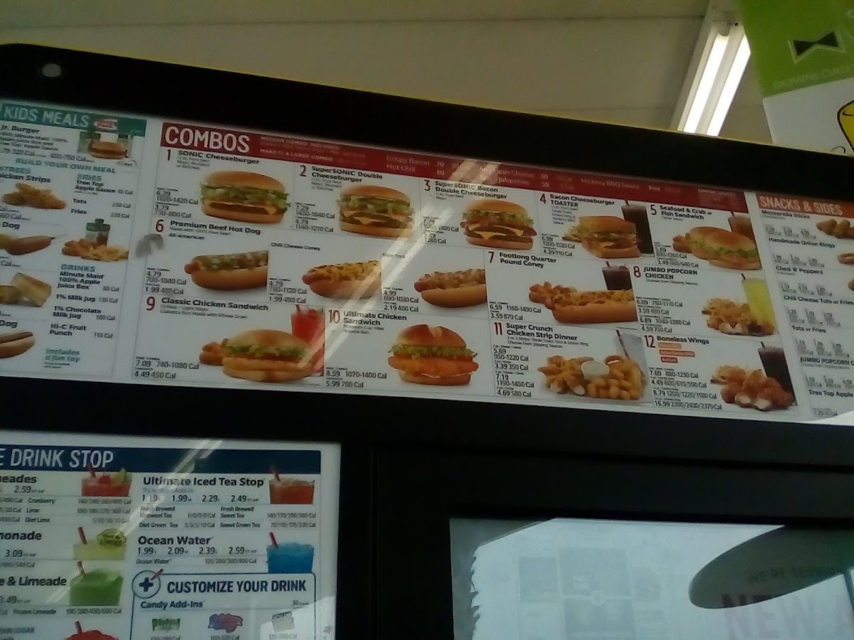 Sonic Drive-In Photo Menu 6