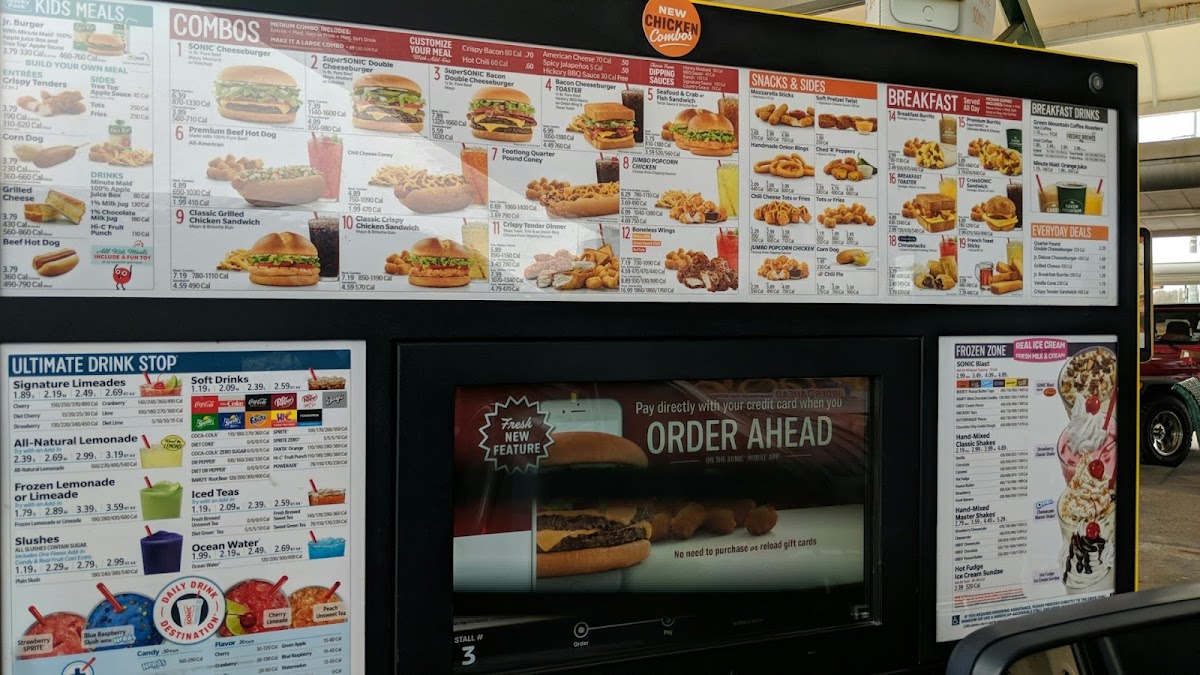 Sonic Drive-In Photo Menu 8