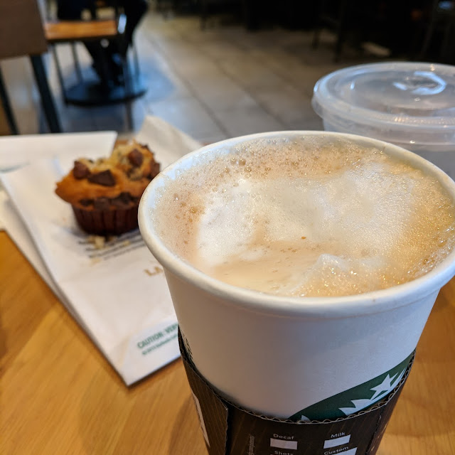 Cappuccino and Banana