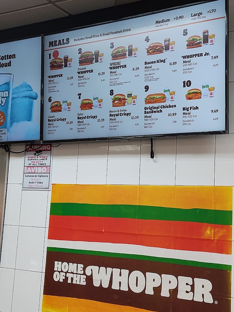 Burger King Photo Menu 4