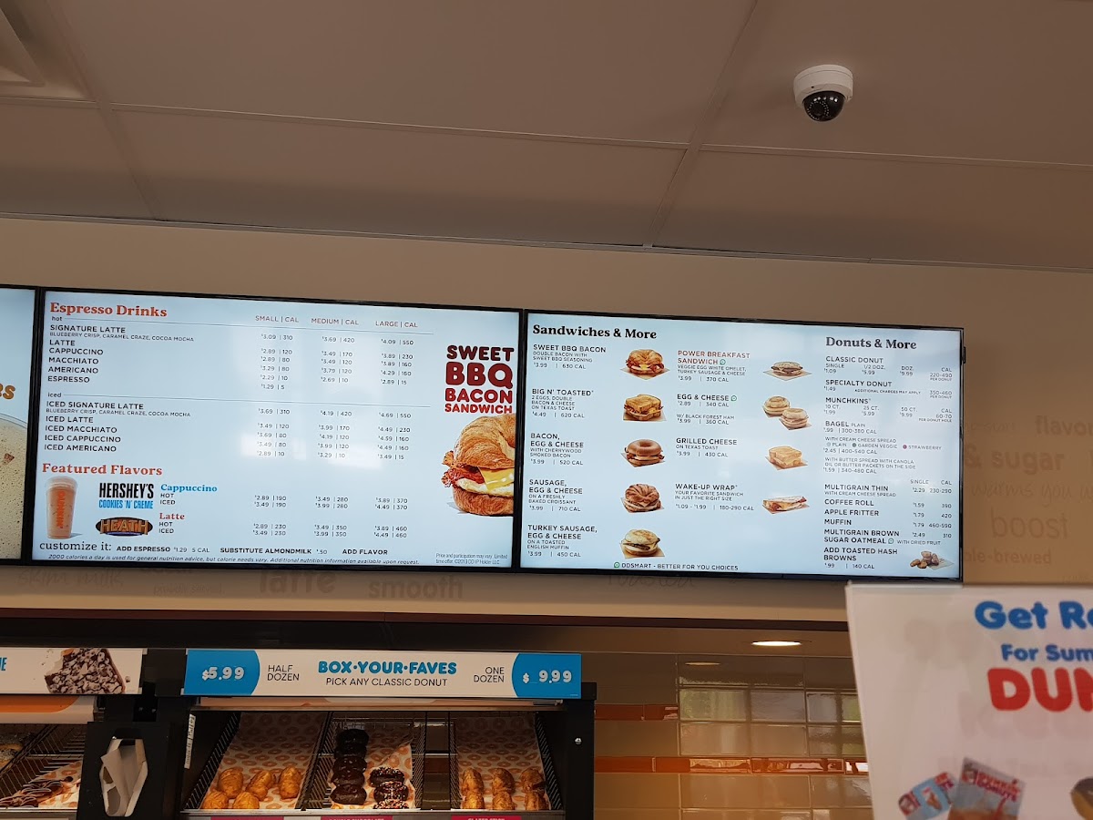Dunkin' Photo Menu 2