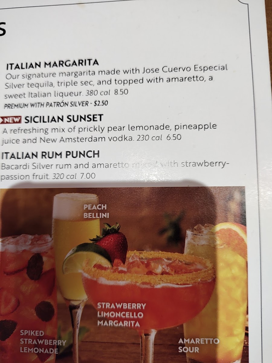 Olive Garden Italian Restaurant Photo Menu 6