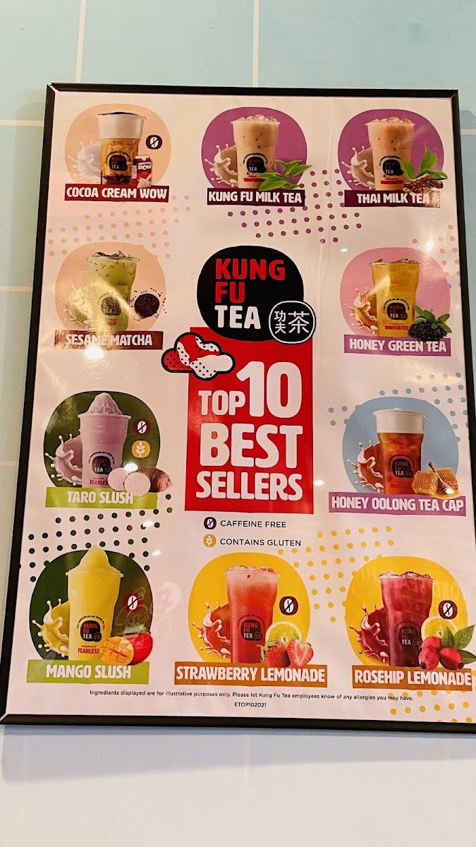 Kung Fu Tea Photo Menu 5