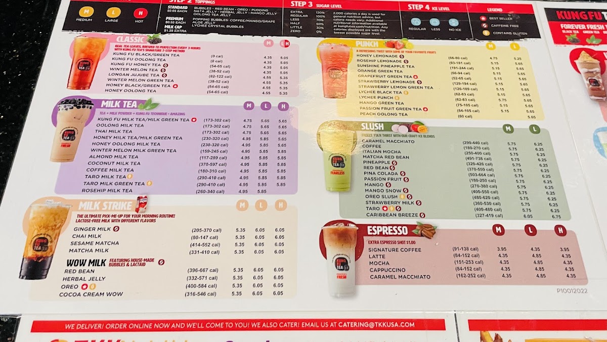 Kung Fu Tea Photo Menu 7