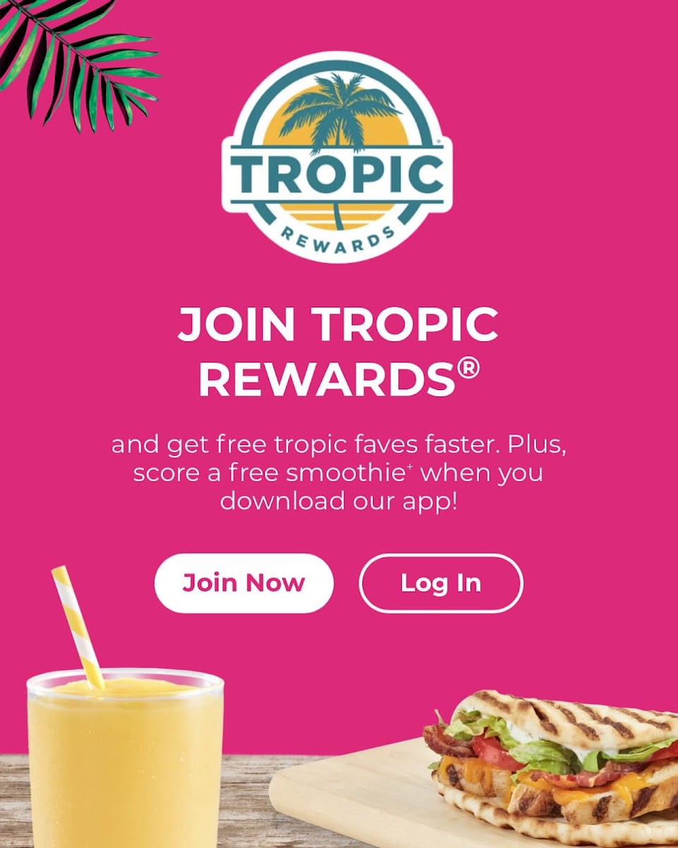 Tropical Smoothie Cafe Photo Menu 1