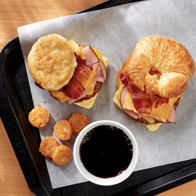 Bacon Egg & Cheese Croissan'Wich Hasbrowns Fully Loaded Biscuit