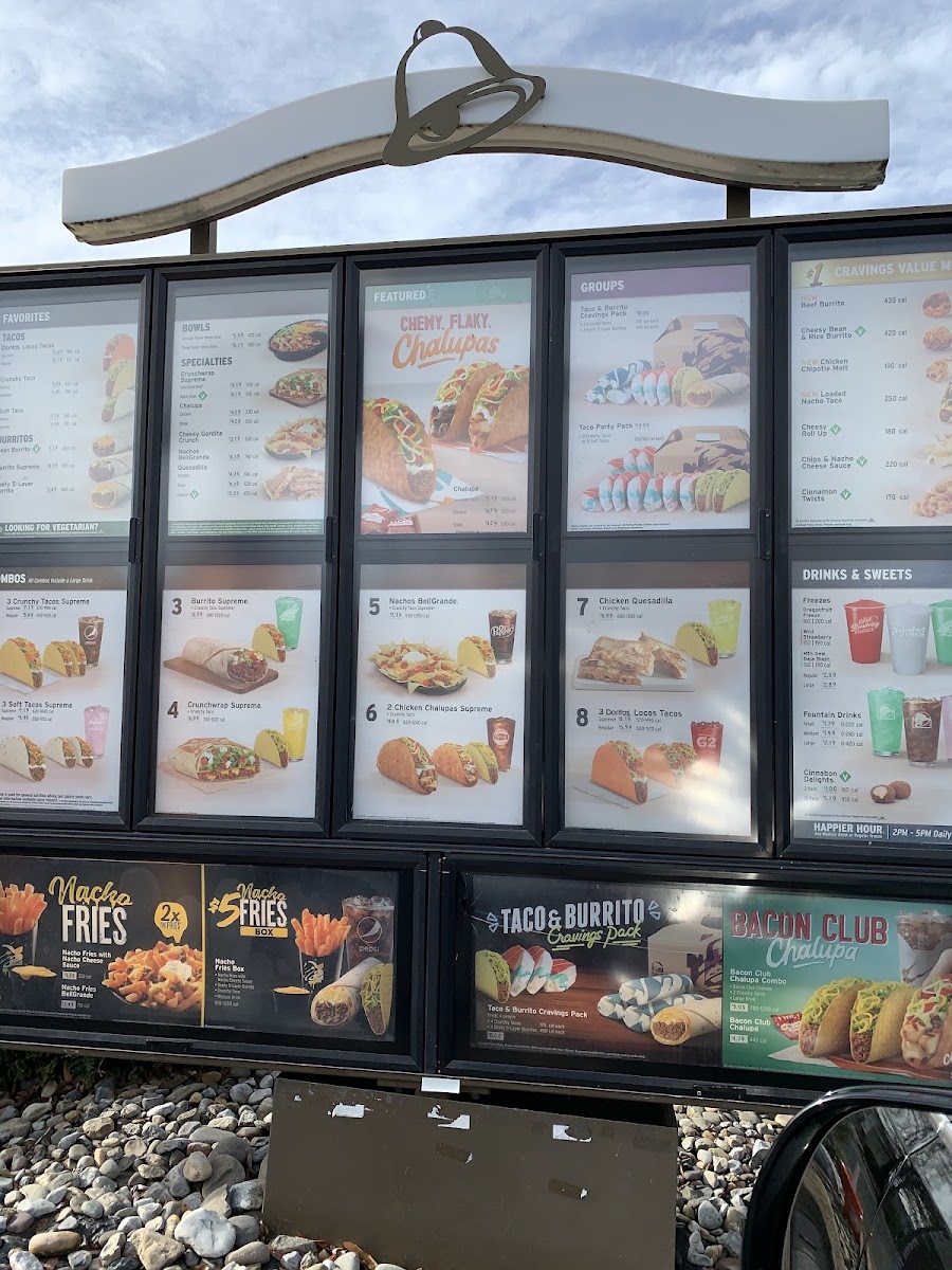 Taco Bell Photo Menu 1