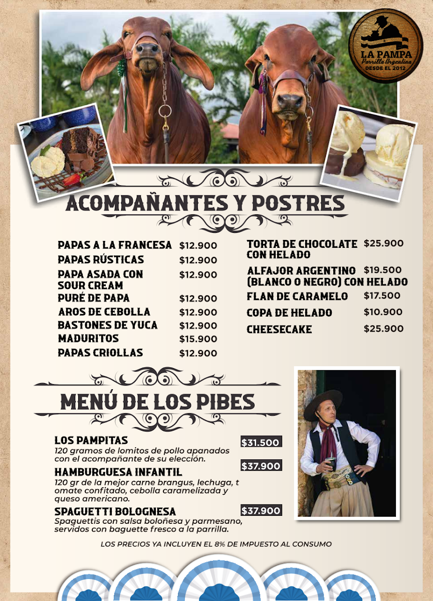 La Pampa Photo Menu 2