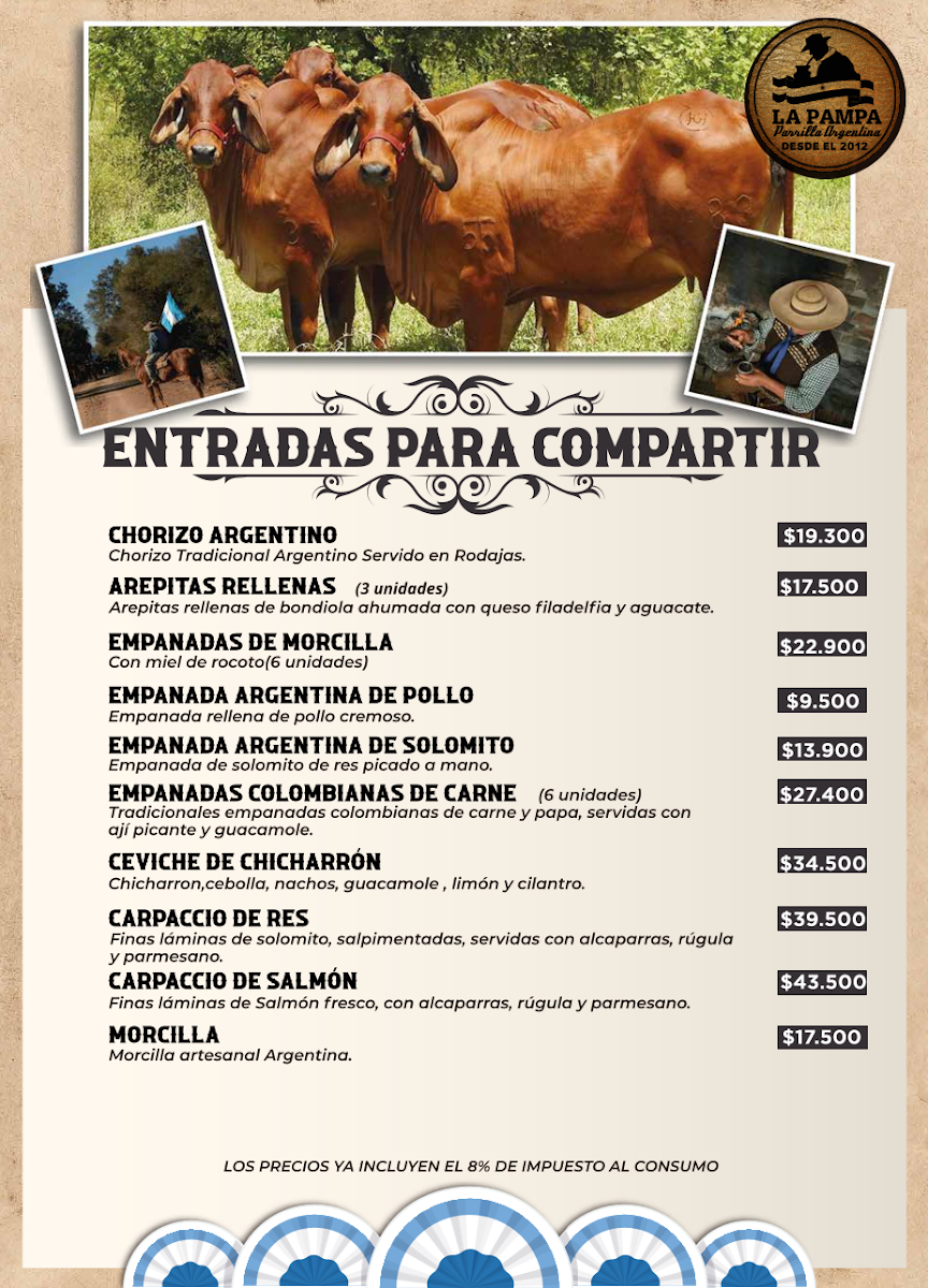 La Pampa Photo Menu 3