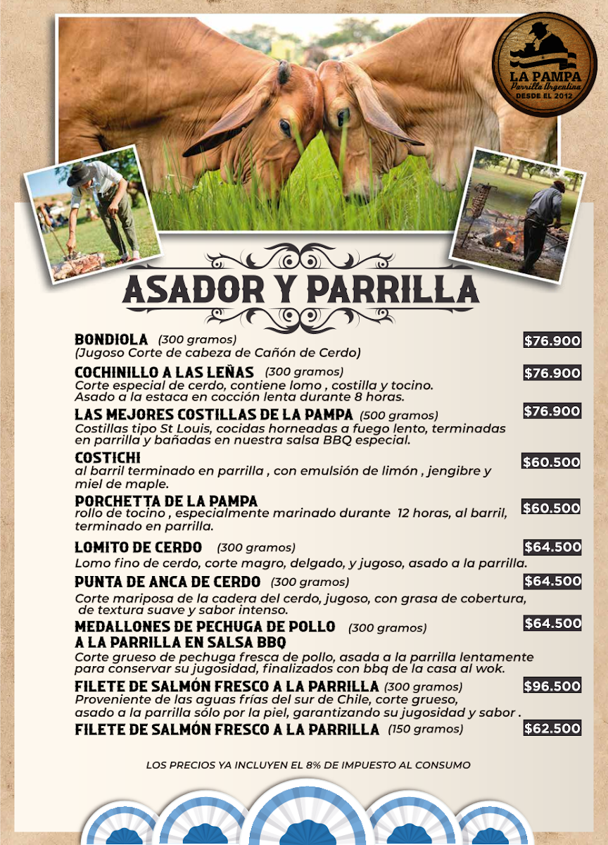 La Pampa Photo Menu 4