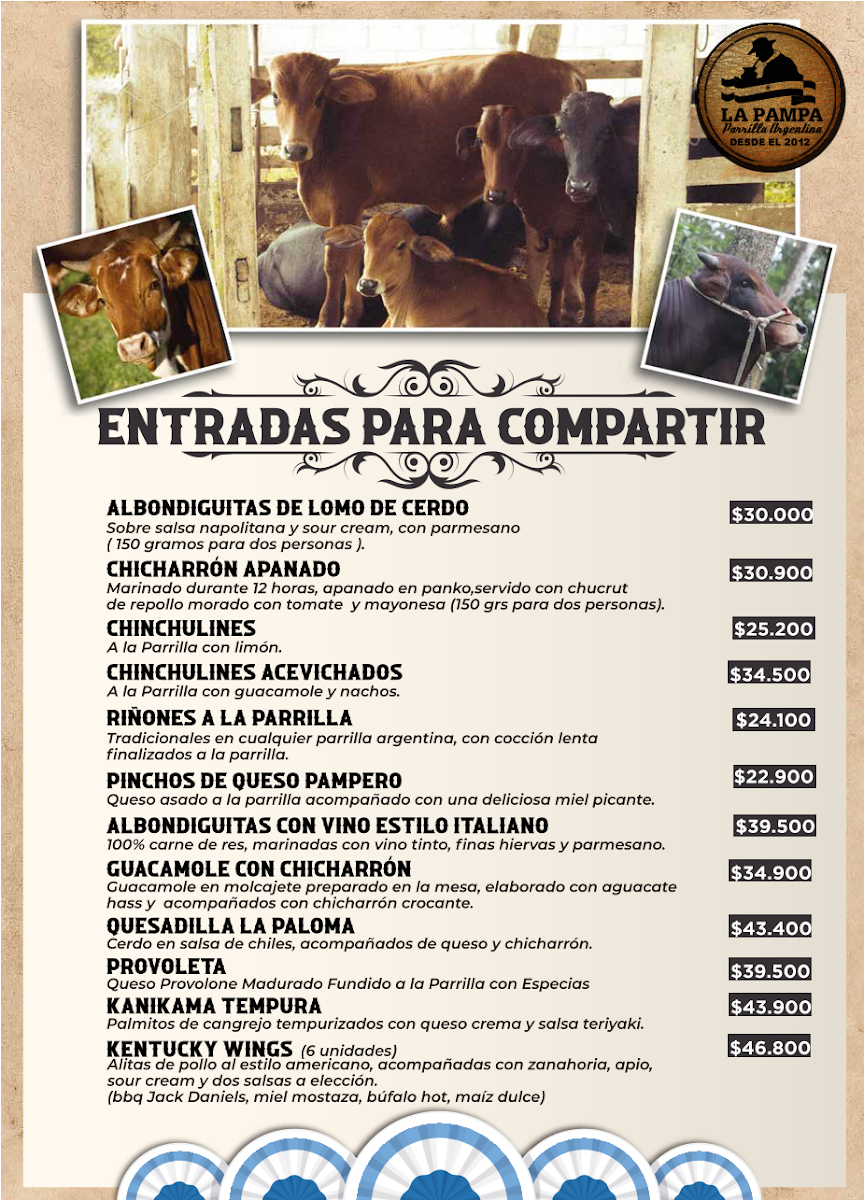 La Pampa Photo Menu 7