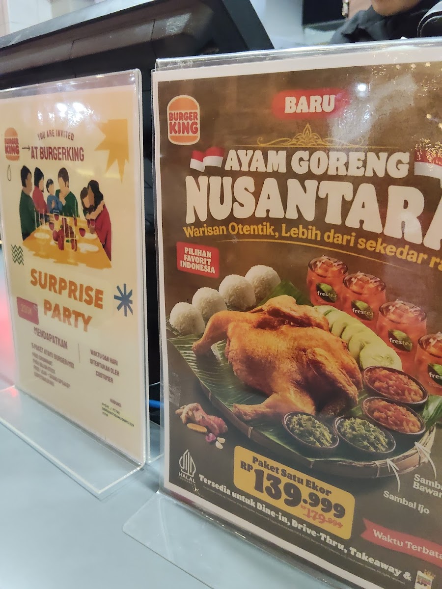 Burger King Supermal Karawaci Photo Menu 6