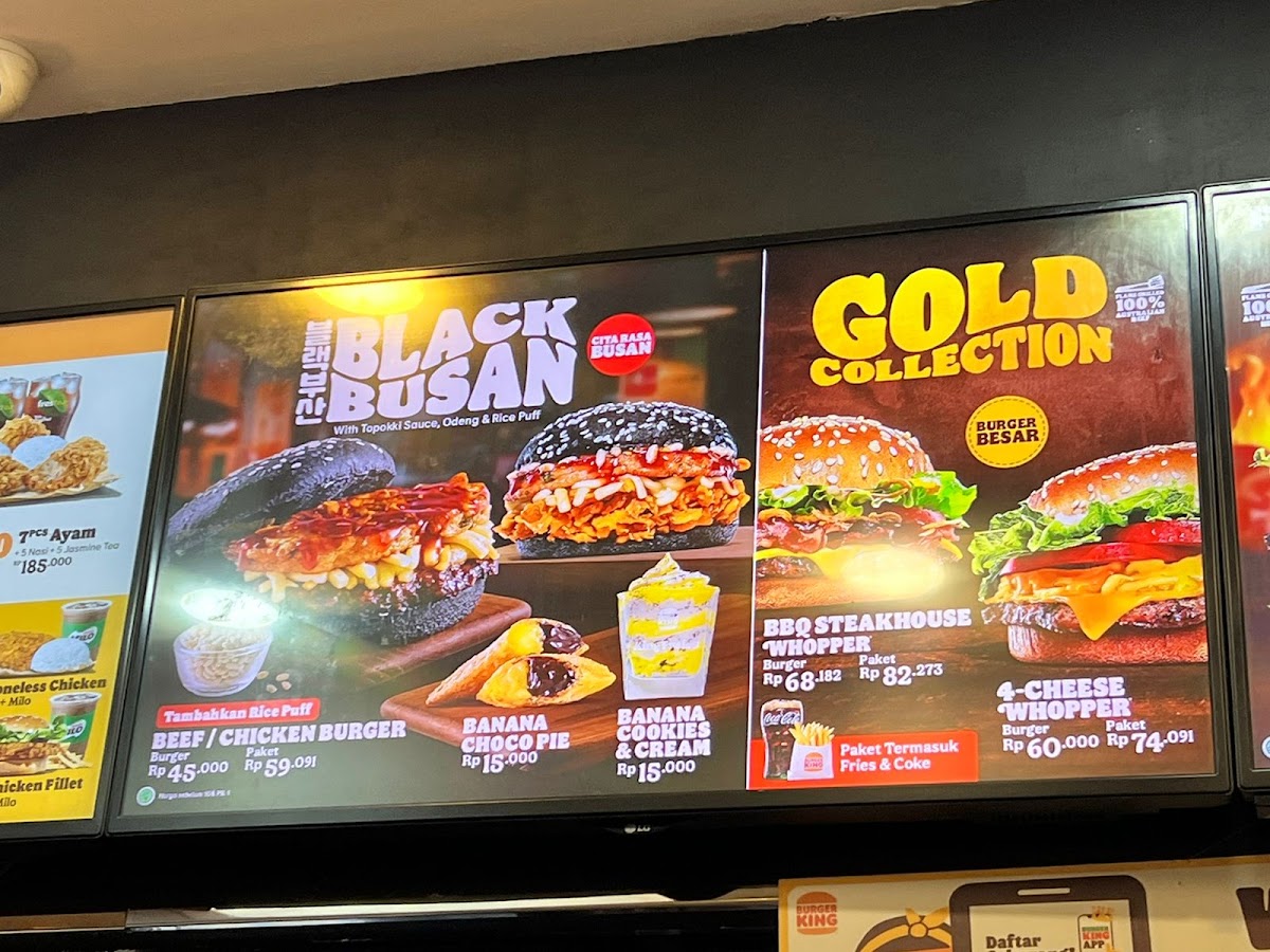 Burger King Supermal Karawaci Photo Menu 7