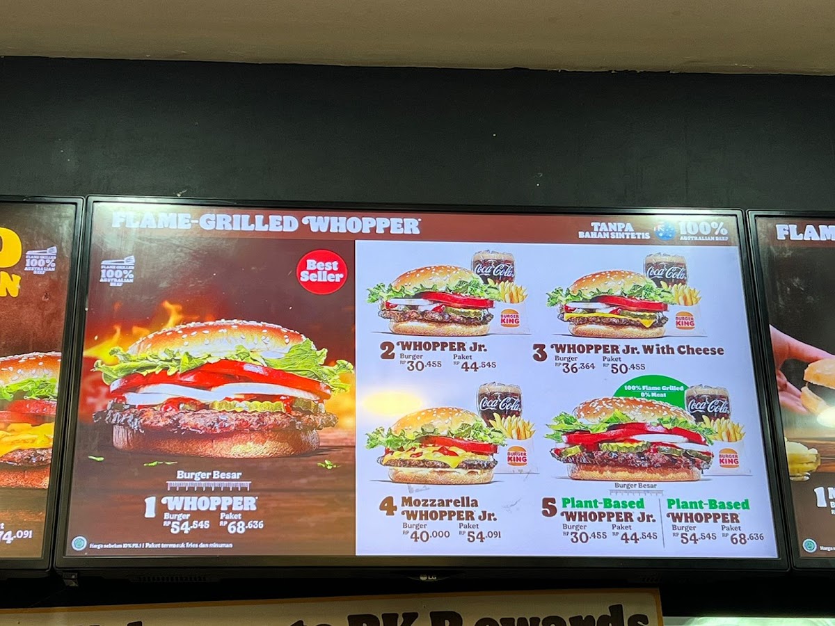 Burger King Supermal Karawaci Photo Menu 8