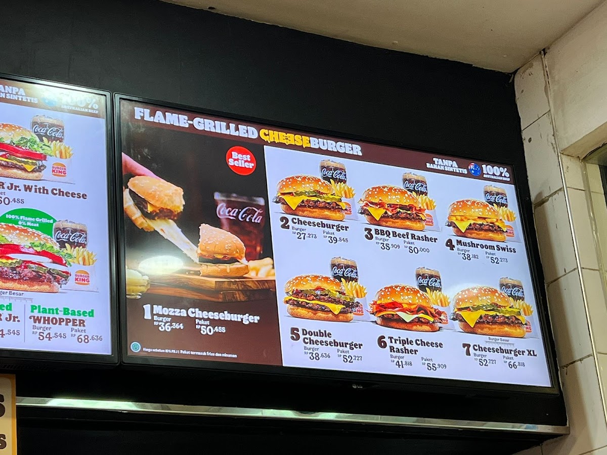 Burger King Supermal Karawaci Photo Menu 9