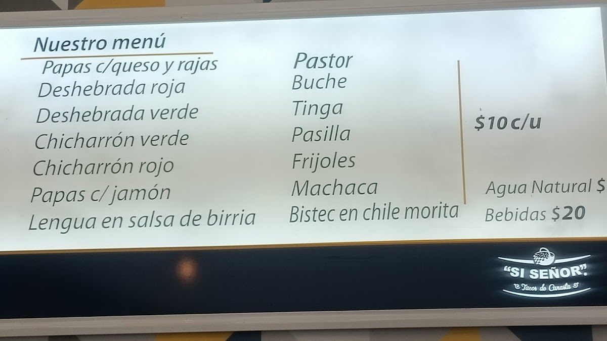 “Sí Señor” Tacos De Canasta Sangria Photo Menu 1