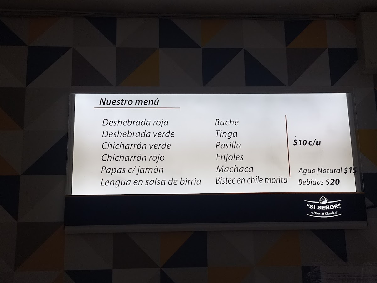 “Sí Señor” Tacos De Canasta Sangria Photo Menu 2