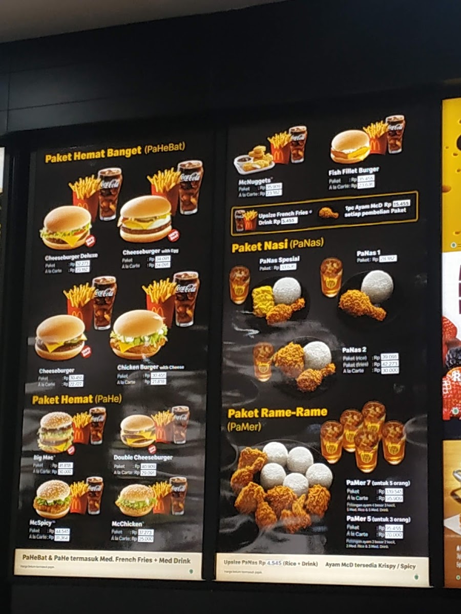 McDonald's Photo Menu 2