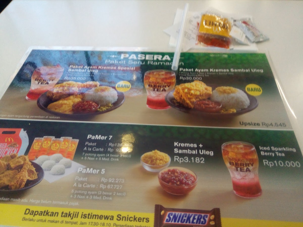 McDonald's Photo Menu 5