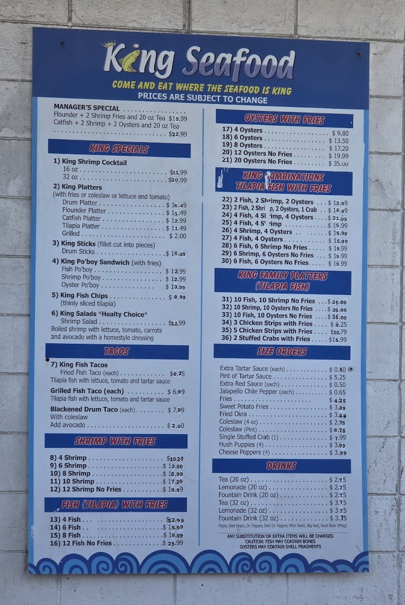 King Seafood Photo Menu 4