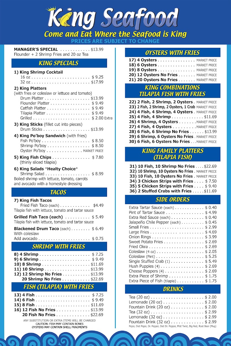 King Seafood Photo Menu 6