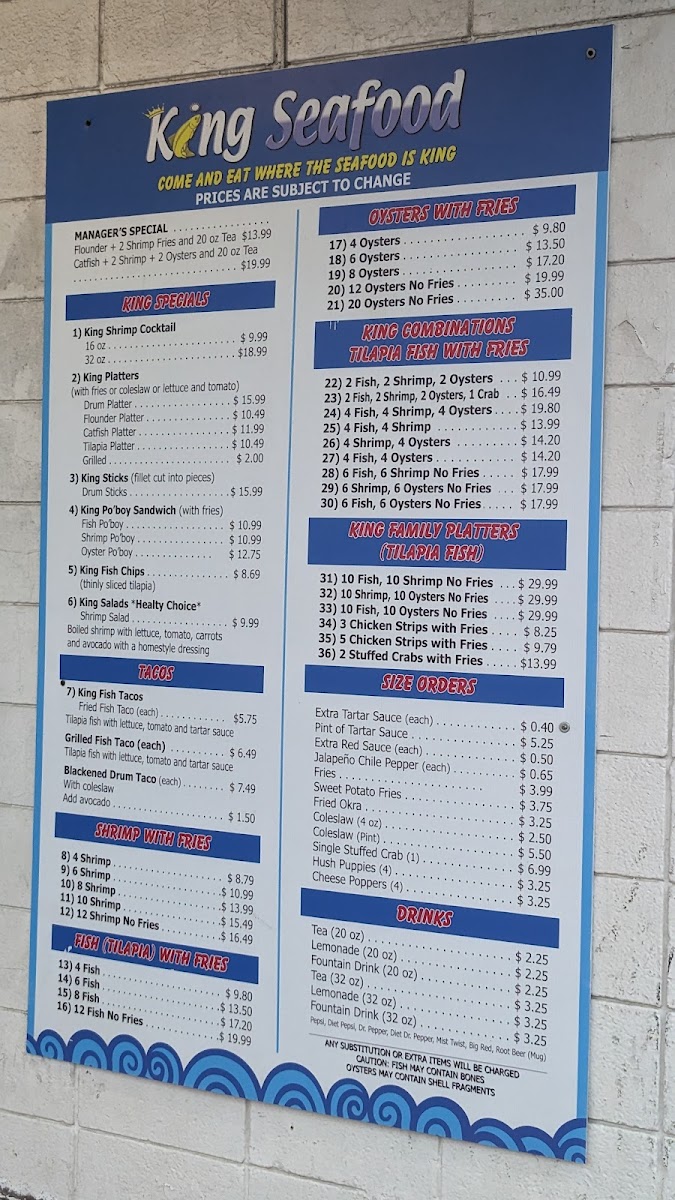 King Seafood Photo Menu 9