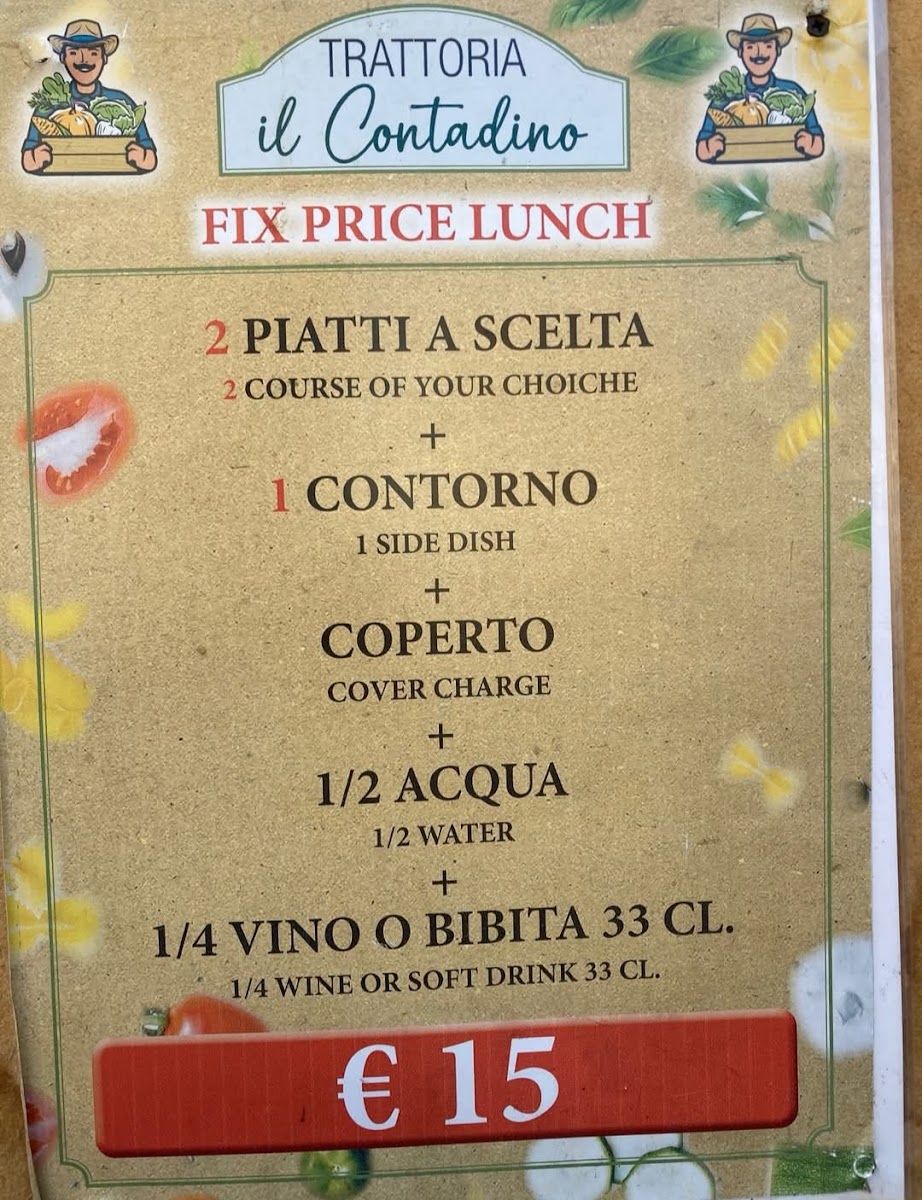 Trattoria Il Contadino Photo Menu 8