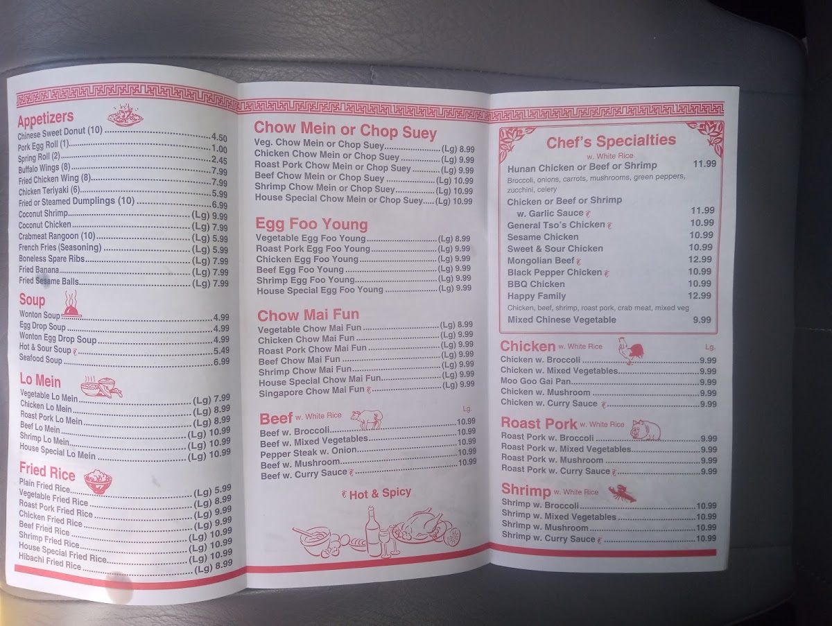 Flaming Chinese Buffet Photo Menu 3