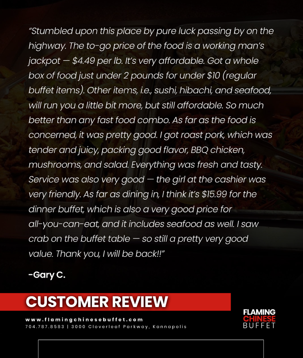 Flaming Chinese Buffet Photo Menu 6