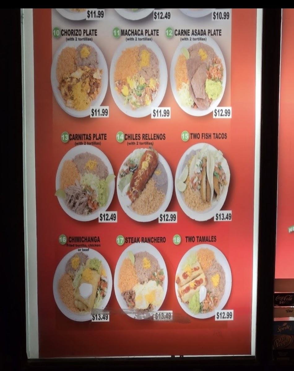 Los Beto's Mexican Food Photo Menu 4