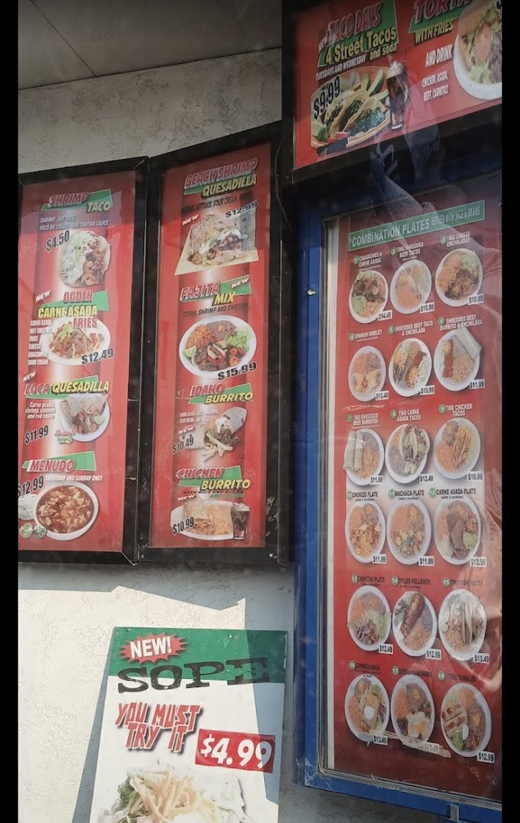 Los Beto's Mexican Food Photo Menu 5