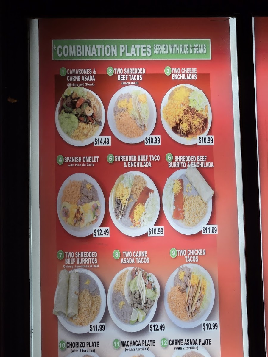 Los Beto's Mexican Food Photo Menu 7