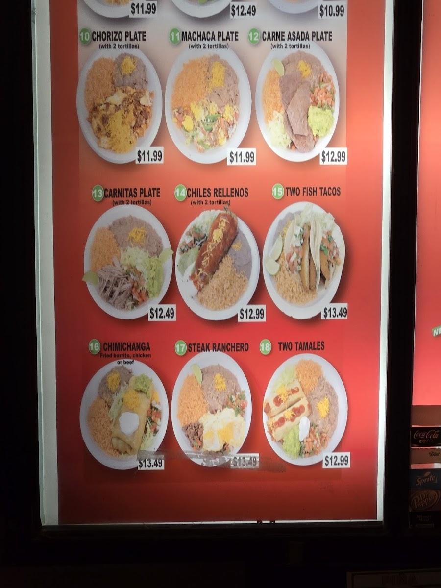 Los Beto's Mexican Food Photo Menu 9
