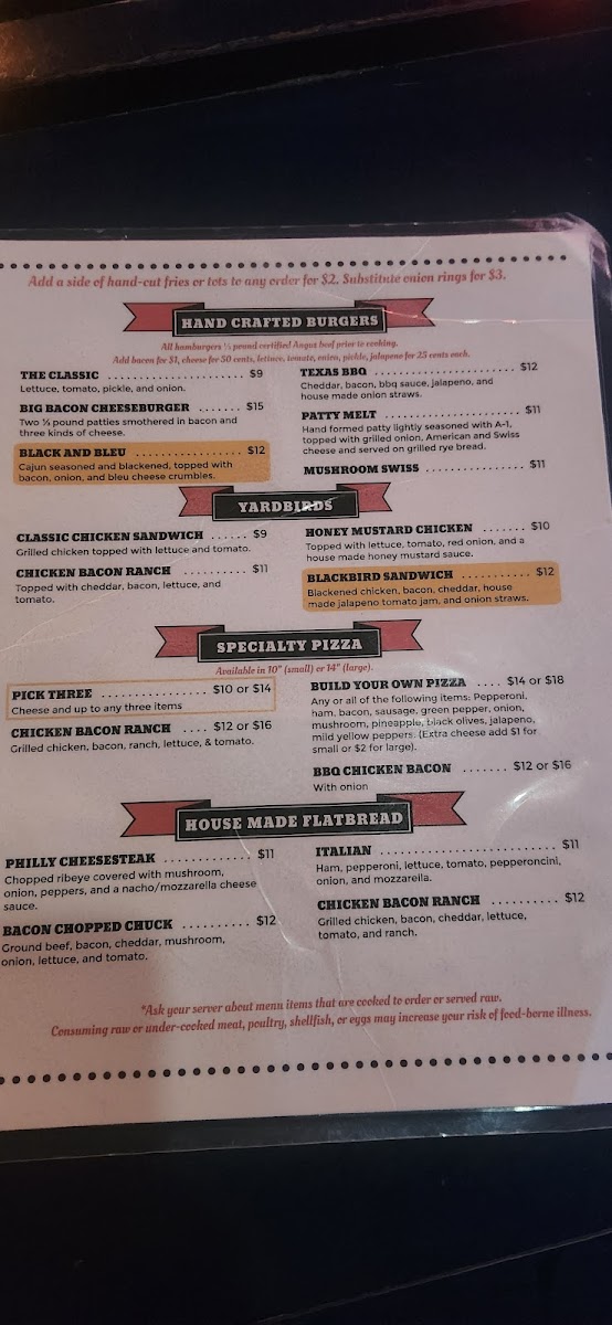 Palmer House Bar & Grill Photo Menu 5
