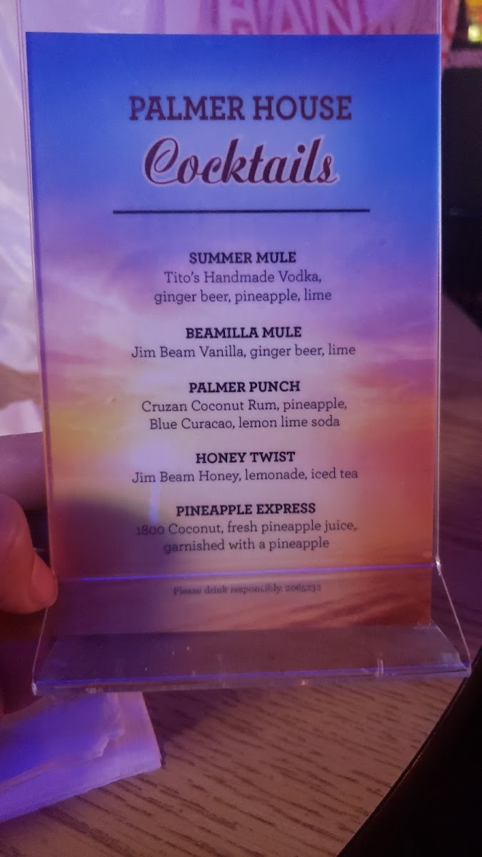 Palmer House Bar & Grill Photo Menu 8