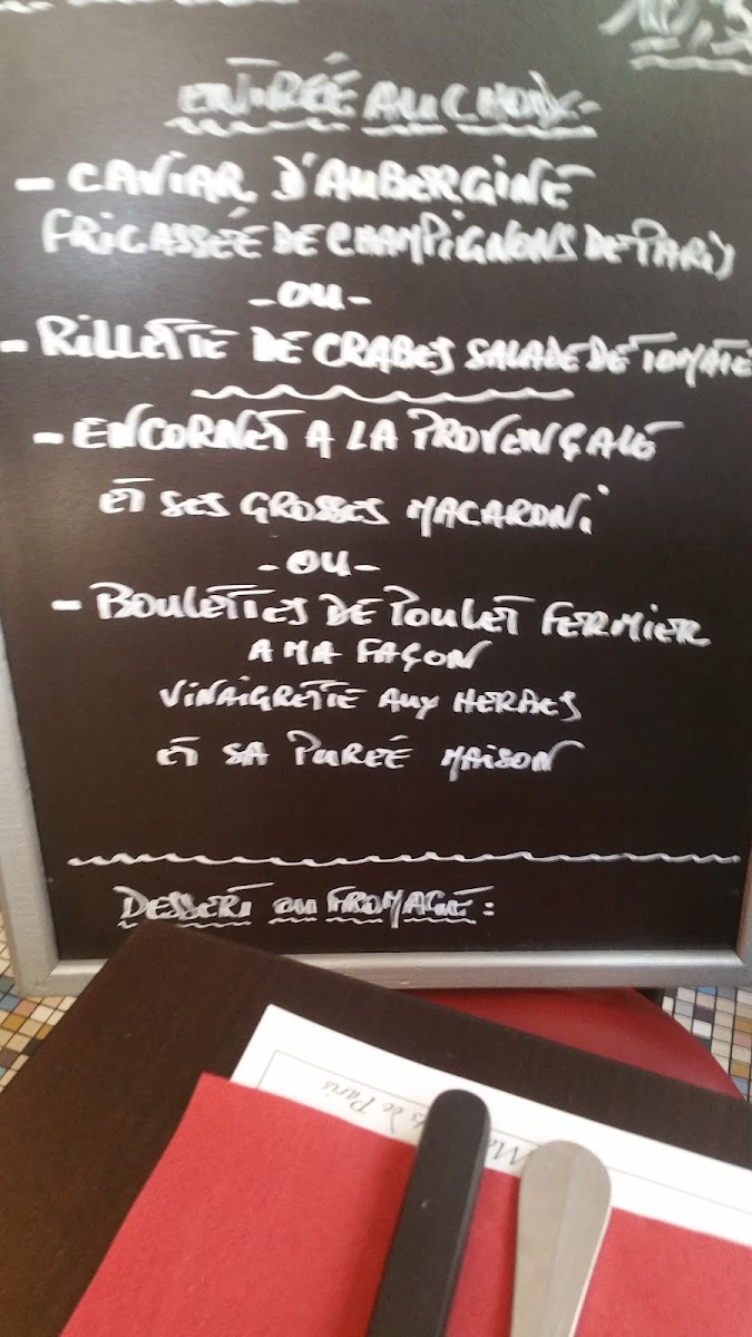 Chez Pradel Photo Menu 9