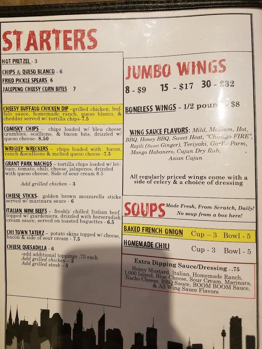 Windy City Grille Photo Menu 7