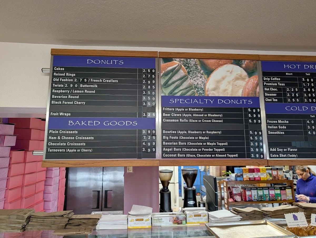 Donut House Photo Menu 1