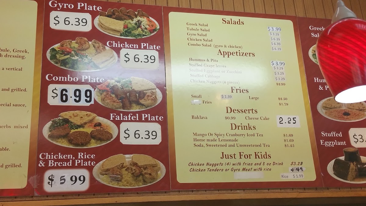 Chicago Style Gyros Photo Menu 2