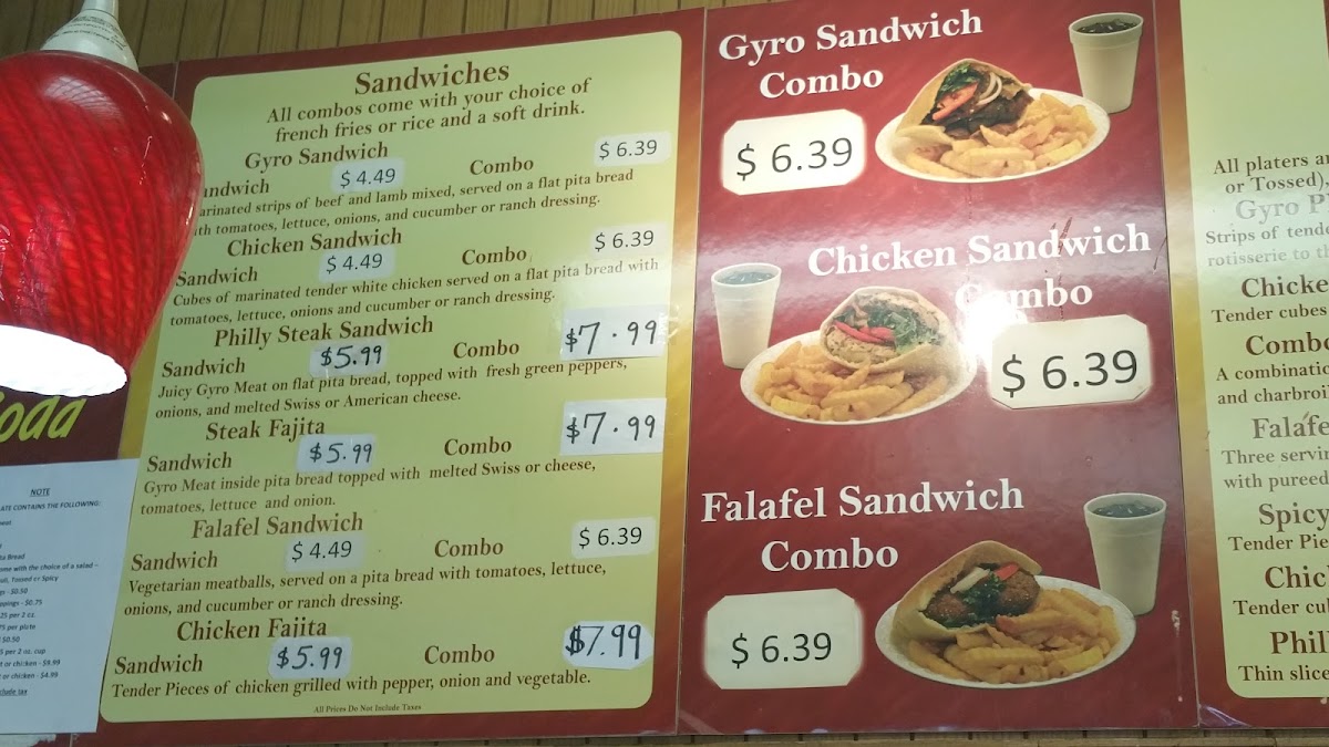 Chicago Style Gyros Photo Menu 5