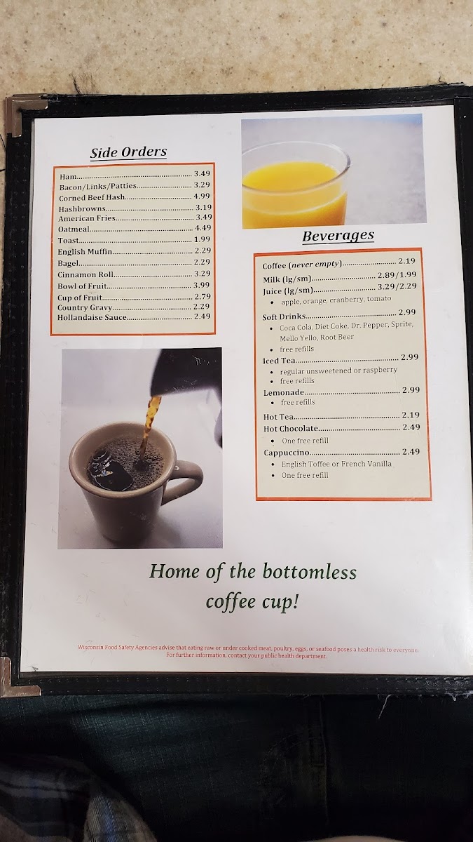 Rice Lake Family Restaurant Photo Menu 2