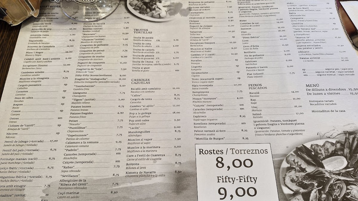 El Giraldillo Photo Menu 3
