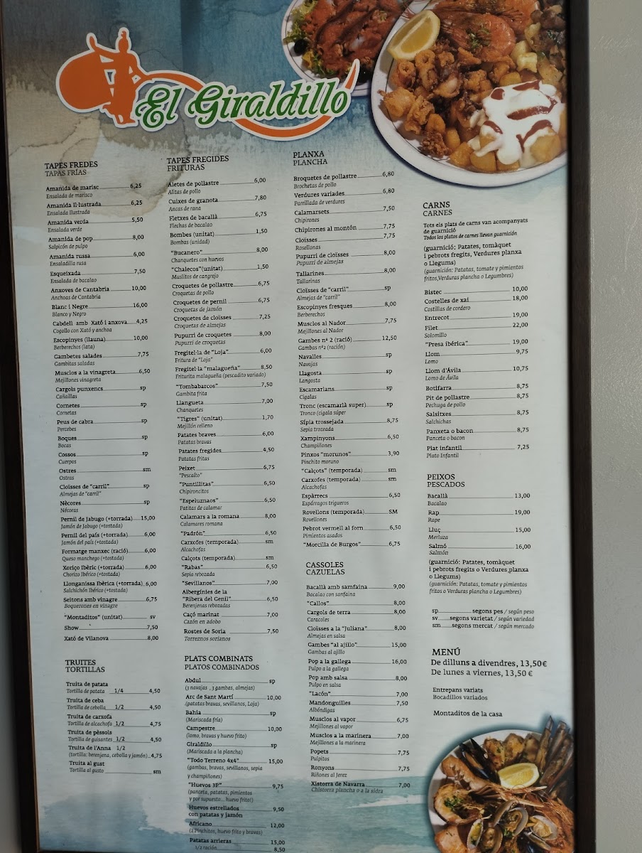 El Giraldillo Photo Menu 8