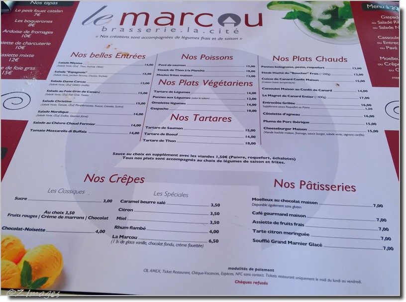 Le Marcou Photo Menu 3