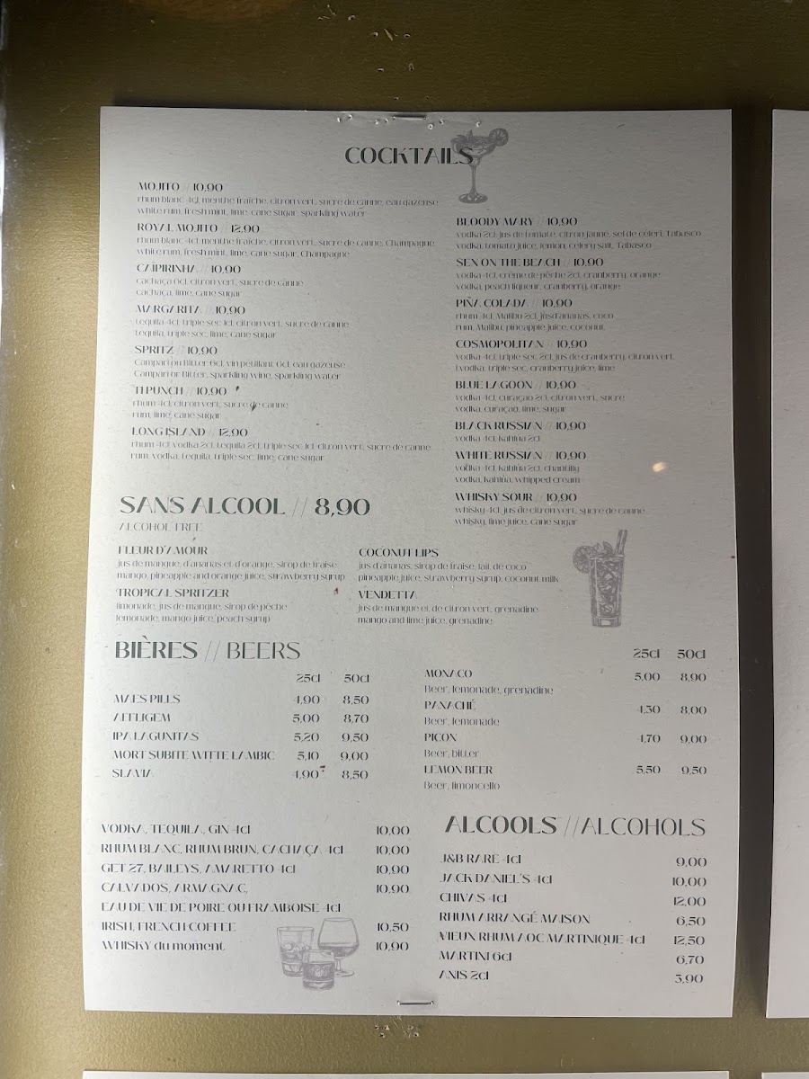 Au Rendez-Vous des Amis Photo Menu 2