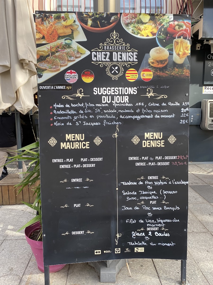Chez Denise Photo Menu 7
