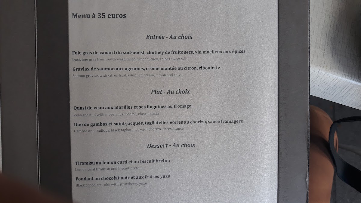 La Salamandre Photo Menu 10