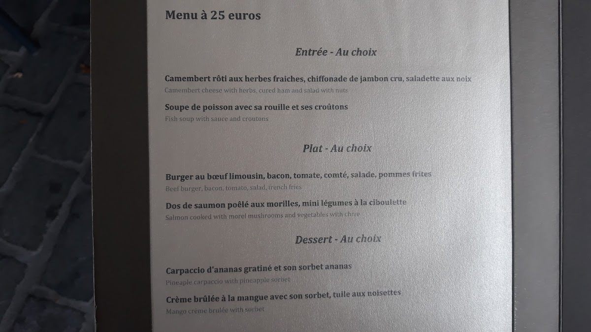 La Salamandre Photo Menu 9